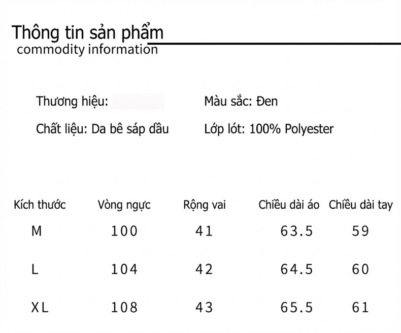 Áo Khoác Da Nam Da Bò Hàng Hiệu Cổ Bẻ Ngắn Tay Dài Màu Đen chi tiết 6