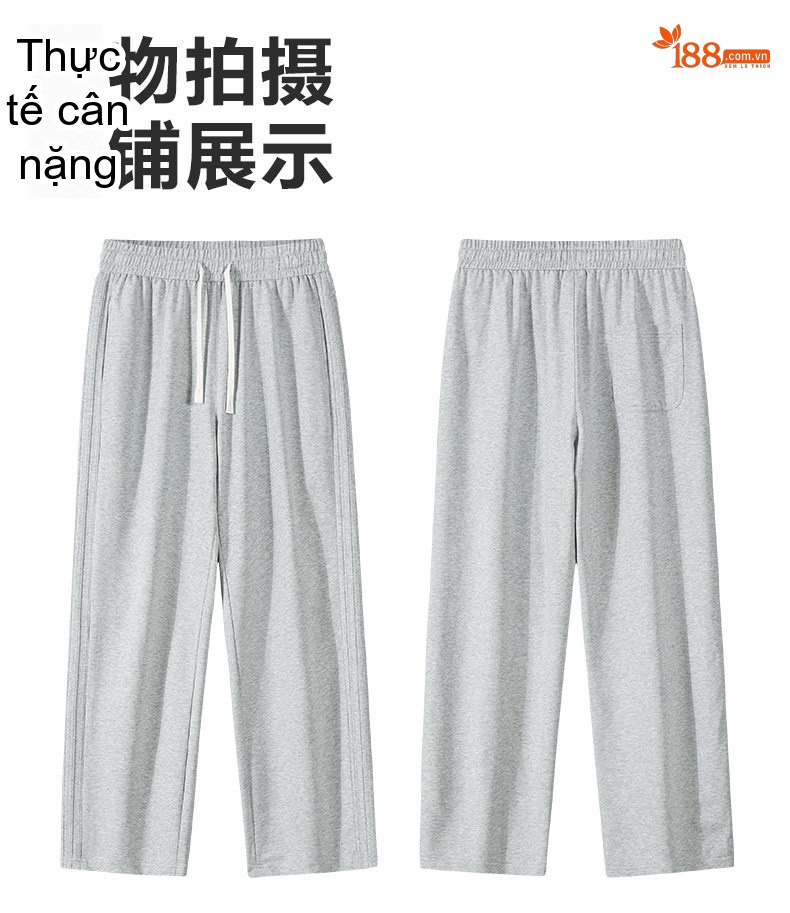 Quần thể thao dáng rộng nam thu đông co giãn thoải mái chi tiết 26