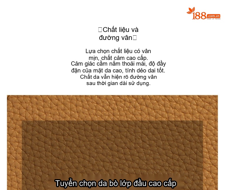 Túi Xách Tay Nữ Da Bò Lớn Vân Litchi Sức Chứa Lớn Phong Cách Kelly Màu Đen, Nâu, Xám chi tiết 18