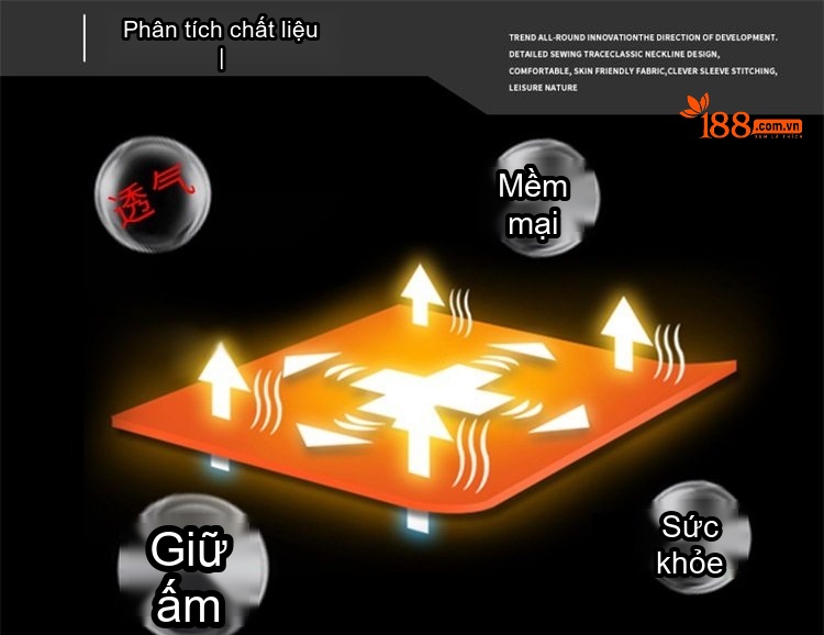 Áo Khoác Cotton Nam Dáng Dài Có Mũ Trùm Đầu Dày Dặn Giữ Ấm Phong Cách Thời Trang Màu Đen, Xanh Navy, Xanh Rêu chi tiết 7