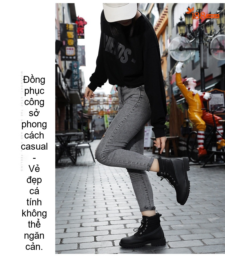 Giày boot nam da bóng buộc dây đế cao 3 cm chi tiết 25