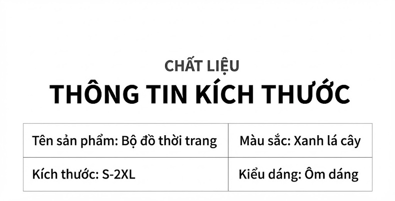 Set Bộ Áo Sơ Mi Tay Dài và Chân Váy Bút Chì Ôm Hông Xẻ Tà Phong Cách Công Sở OL Màu Xanh Olive chi tiết 8