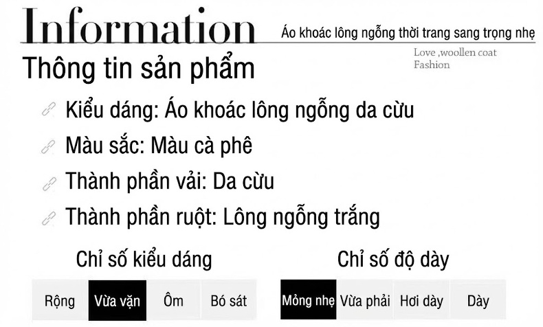 Áo Khoác Phao Nữ Da Cừu Dáng Dài Vừa Có Mũ Lót Lông Vũ Trắng Giữ Ấm Mùa Đông Màu Đen, Nâu chi tiết 14