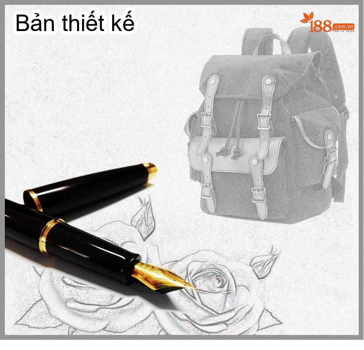 Balo Đôi Nam Vải Canvas Đi Phượt Du Lịch Leo Núi Đựng Laptop Phối Da Thật Màu Xanh Rêu, Nâu, Xám, Đen... chi tiết 2