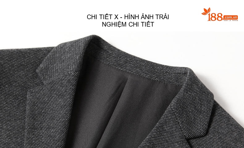Áo Vest Nam Len Lông Cừu Cao Cấp Phong Cách Hàn Quốc Màu Xám chi tiết 9