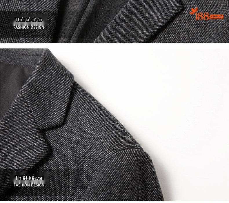 Áo Vest Nam Len Lông Cừu Cao Cấp Phong Cách Hàn Quốc Màu Xám chi tiết 10