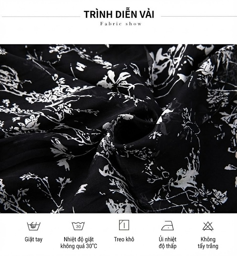 Chân Váy Dài Nữ Lụa Màu Trơn Cạp Chun Dáng Ôm Thanh Lịch chi tiết 4
