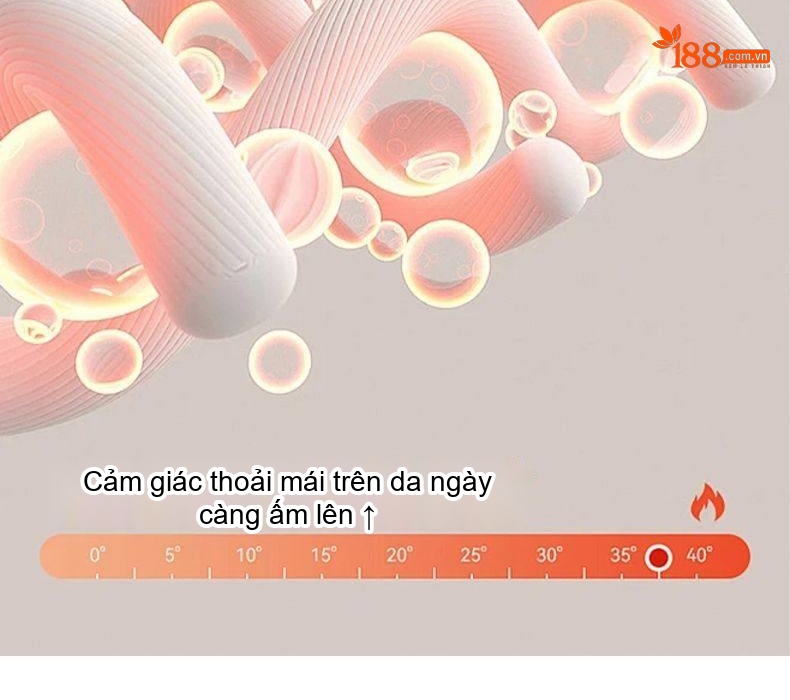 Áo Thun Dài Tay Nam Cổ Lọ Nano Lông Dệt Kim Giữ Ấm Mùa Đông Màu Xanh, Trắng, Kem, Nâu chi tiết 4