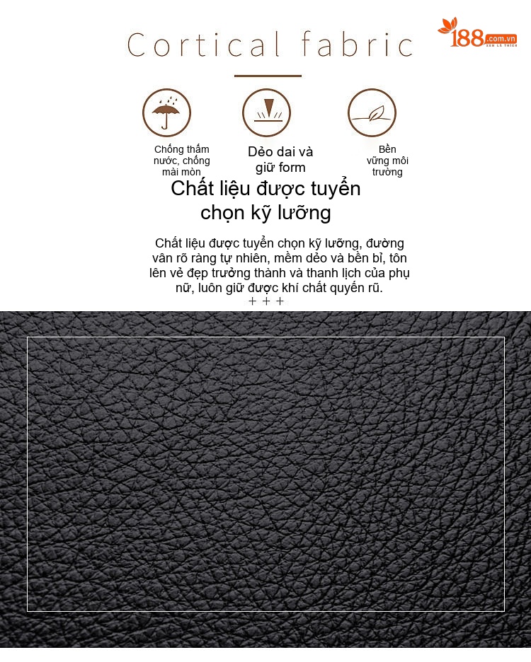 Túi Xách Tay Nữ Đeo Vai Da Bóng Lớn Có Dây Đeo Chéo Màu Đen, Nâu Đồng, Trắng Họa Tiết... chi tiết 7