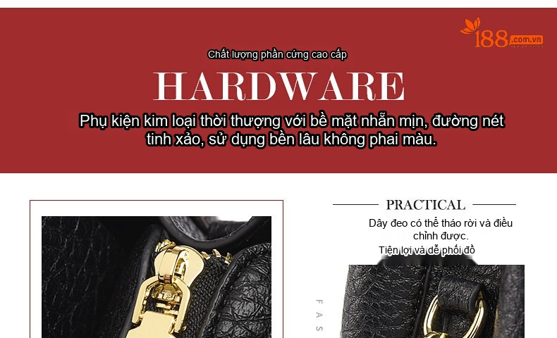 Túi Tote Nữ Da Siêu Sợi Thời Trang Cao Cấp, Túi Xách Tay Nữ Đựng Đồ Lớn Màu Nâu, Đen, Đỏ Rượu Vang chi tiết 9