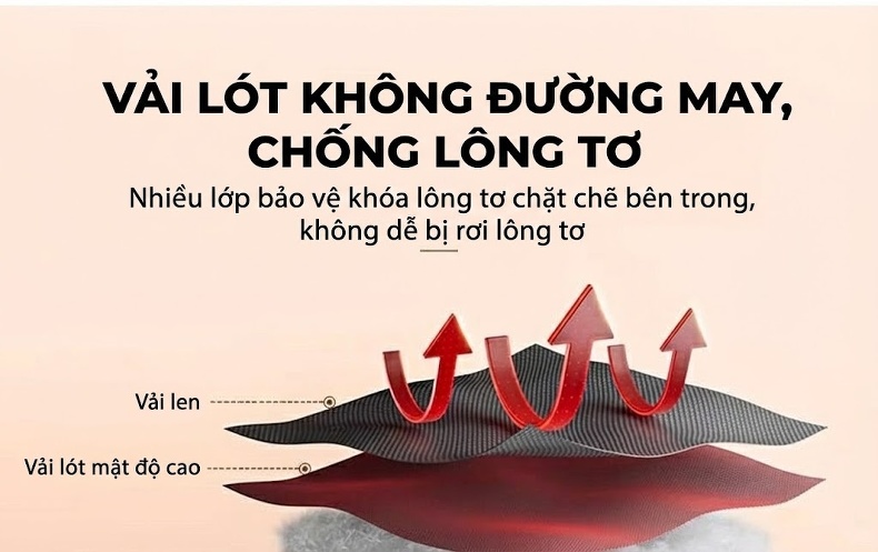Áo Khoác Nam Lót Lông Vũ Dáng Cổ Bẻ Chất Liệu Dệt Hai Mặt Màu Nâu, Đen chi tiết 13