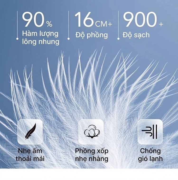 Áo Khoác Phao Nữ Ngắn 90% Lông Vịt Trắng Dáng Bánh Mì Phong Cách Hàn Quốc Màu Nâu, Kem chi tiết 5