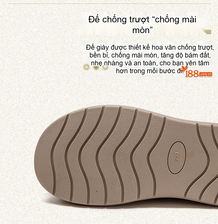 Giày Lười Nữ Đế Dày Phong Cách Vintage Chiều Cao Đế Khoảng 4cm Màu Be, Đỏ, Vàng, Xanh Lá chi tiết 6