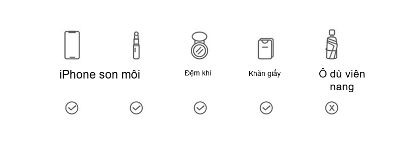 Túi Đeo Chéo Nữ Da Thật Dáng Tròn Nhỏ Gọn Phong Cách Hàn Quốc Màu Nâu chi tiết 9