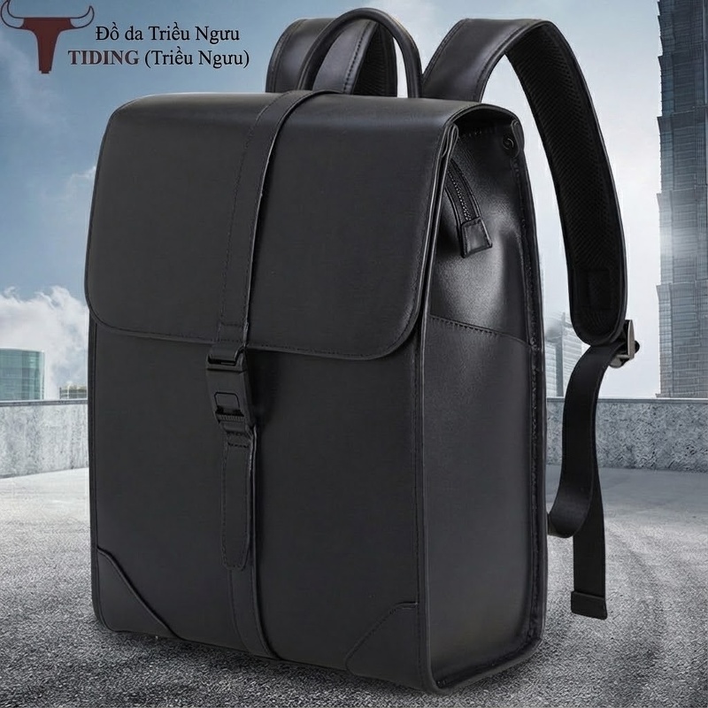 Balo da bò nam công sở đựng laptop 14 inch