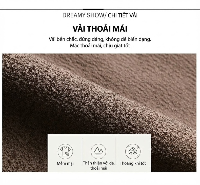 Set Áo Khoác Lửng và Chân Váy Dài Thanh Lịch Màu Nâu, Xám chi tiết 7