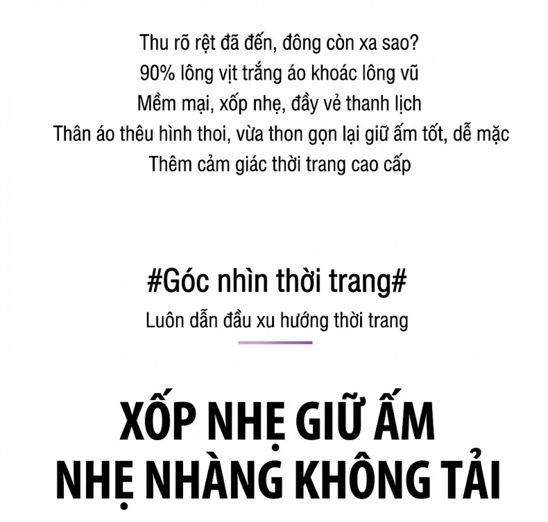 Áo Khoác Phao Nữ Lông Vũ Dáng Ngắn Cổ chữ Vest Thêu Họa Tiết Màu Đen, Nâu chi tiết 3
