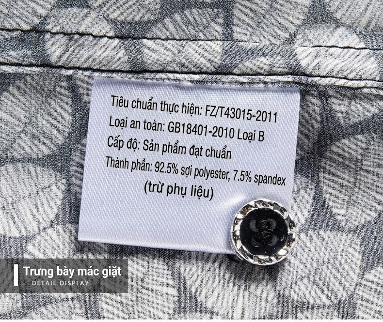 Áo Thun Polo Nam Tay Ngắn Trung Niên Cotton Lụa Mỏng Thời Trang Màu Xám Đen chi tiết 12