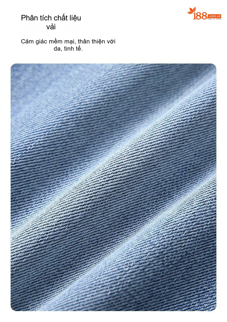 Quần Jeans Nam Ống Đứng Co Giãn Thoải Mái Màu Đen, Xám chi tiết 20