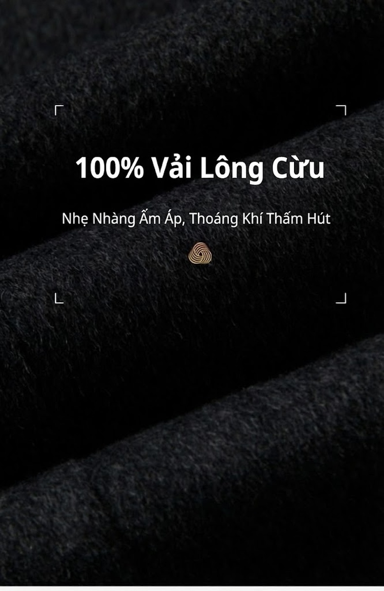 Áo Vest Nam Ngắn Tay Dài Dáng Ôm Vừa Vặn 100% Thuần Len Màu Xám chi tiết 4