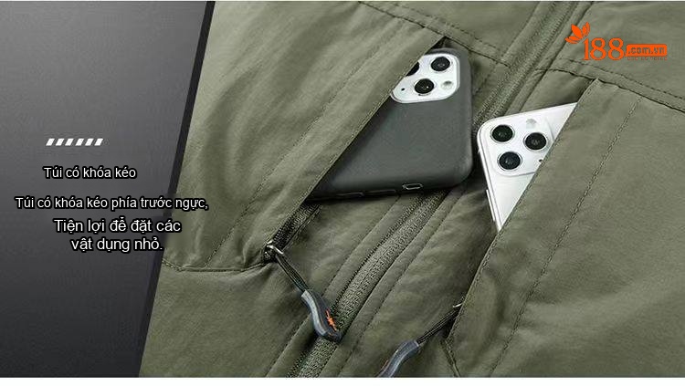 Áo Gile Nam Hai Mặt Lót Lông Dày Dặn Nhiều Túi Phong Cách Công Sở Màu Be, Xanh Rêu, Xám, Xanh Navy chi tiết 16