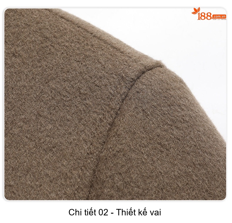 Áo Khoác Nam Lót Lông Vũ Dáng Cổ Bẻ Chất Liệu Dệt Hai Mặt Màu Nâu, Đen chi tiết 25