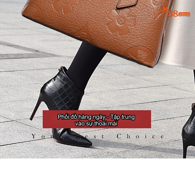 Túi Tote Nữ Da Siêu Sợi Thời Trang Cao Cấp, Túi Xách Tay Nữ Đựng Đồ Lớn Màu Nâu, Đen, Đỏ Rượu Vang chi tiết 16