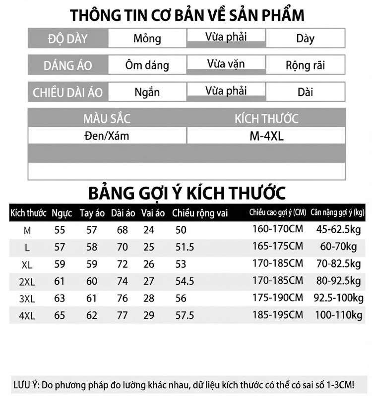 Áo Thun Nam Tay Dài Giả Hai Lớp Cổ Tròn Cotton Dáng Rộng Màu Đen, Xám chi tiết 3