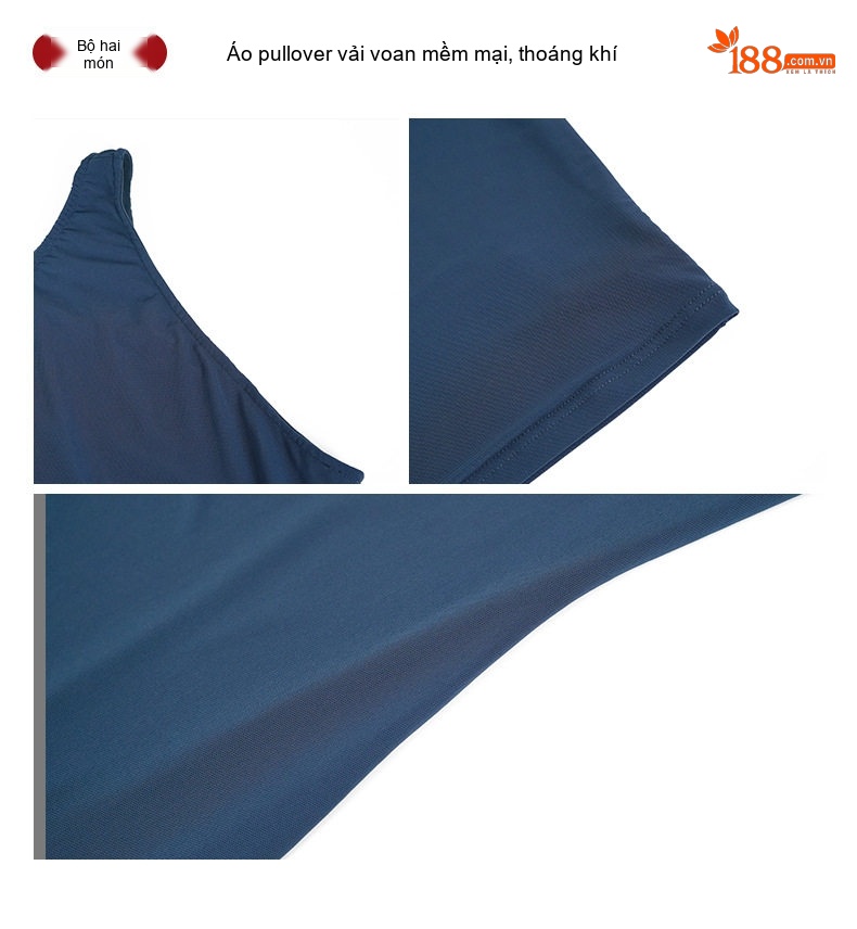 Váy Ôm Body Nữ Hai Dây Lưới Trong Suốt Thiết Kế Lệch Tà Phong Cách Gợi Cảm Màu Xanh Navy chi tiết 5