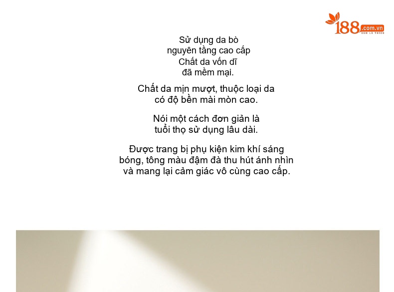 Túi Xách Nữ Mini Da Bò Đeo Vai, Đeo Chéo Màu Tím, Nâu, Xanh Lá chi tiết 3