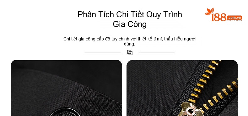 Quần Tây Nam Lụa Tằm Mỏng Mát Dáng Suông Rộng Cạp Cao Màu Đen chi tiết 9