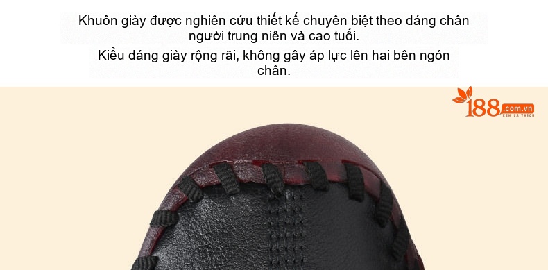 Giày Búp Bê Mềm Nữ Đế Bằng Chiều Cao Đế Khoảng 2cm Màu Đỏ, Đen, Nâu, Trắng Kem... chi tiết 9
