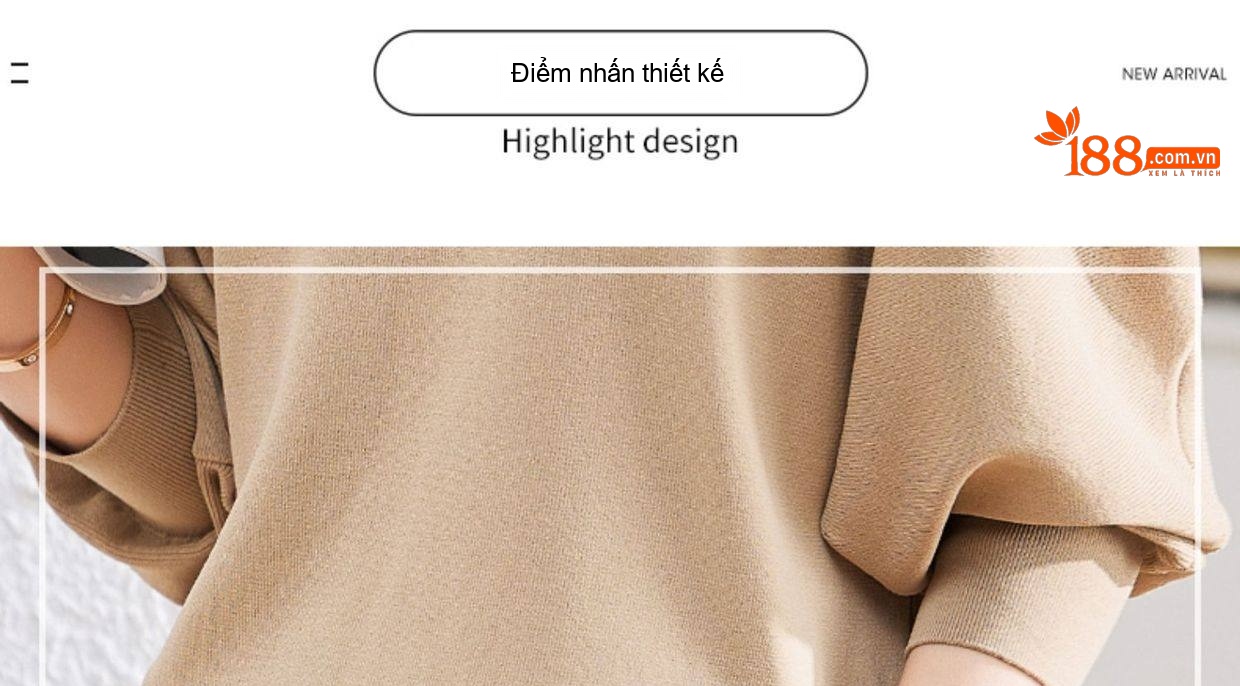 Set Váy Áo Thu Nữ Thiết Kế Dáng Rời Phong Cách Hàn Quốc Màu Be, Nâu chi tiết 6