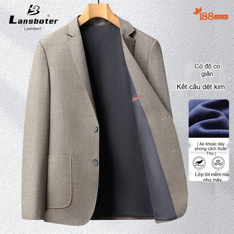 Áo Vest Nam Dệt Kim Co Giãn Không Nhăn Phong Cách Hàn Quốc Màu Đỏ Tía, Xanh Navy, Be, Xám...