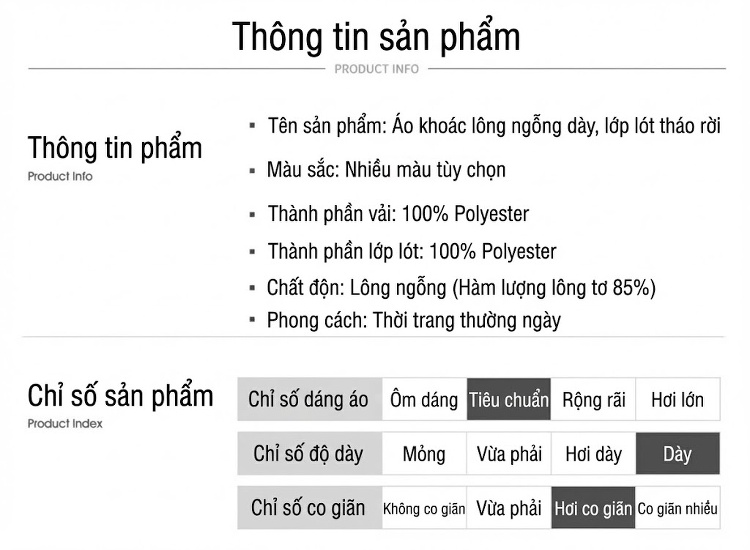Áo Khoác Phao Nam Lông Ngỗng 90 Kiểu Dáng 5 in 1 Tháo Rời Mũ Màu Đen, Xanh Navy chi tiết 15