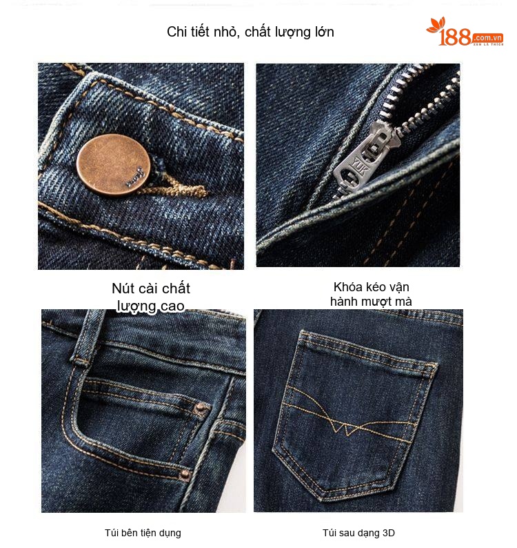 Quần Ống Rộng Nữ Lưng Cao Thu Đông Dáng Suông Co Giãn Thoải Mái Màu Xanh Đen chi tiết 27