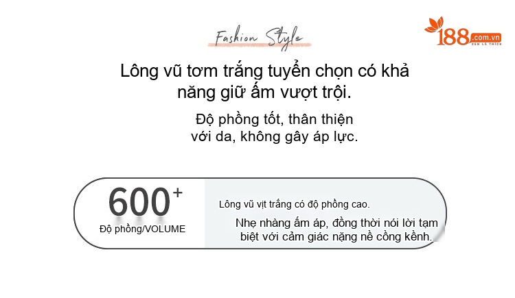 Áo Phao Nữ Dáng Dài Vừa 2023 Kiểu Hàn Quốc Form Rộng Nhỏ Nhắn, Dày Dặn Màu Trắng, Nâu, Đen chi tiết 4