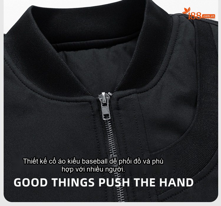 Áo Khoác Bông Nam Dày Dặn Cổ Bóng Chày Cotton Dáng Rộng Giữ Ấm Phong Cách Cặp Đôi Màu Kem, Nâu, Xanh, Đen... chi tiết 14