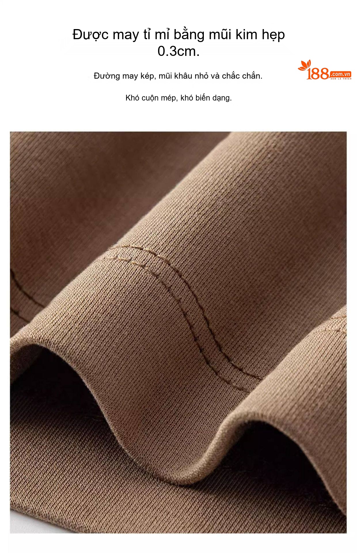 Áo Thun Dài Tay Nam Cổ Lọ Vải Cotton Thoáng Khí Giữ Ấm Mùa Thu Đông Màu Đen, Trắng, Nâu, Xám... chi tiết 16