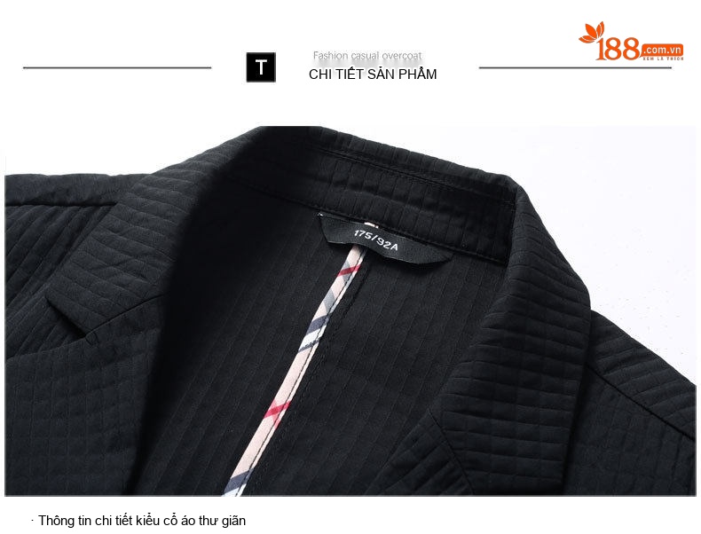 Áo Khoác Blazer Nam Mỏng Nhẹ Chống Nắng Thoáng Khí Phong Cách Hàn Quốc Màu Be, Xám, Đen, Trắng chi tiết 15