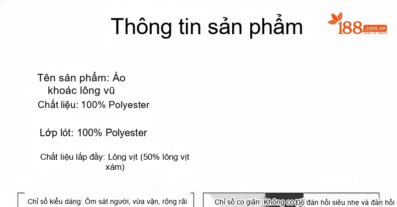 Áo Khoác Phao Nam Lông Vũ Dáng Ngắn Chống Gió Giữ Ấm Màu Xám, Xanh Navy, Đỏ Rượu, Đen chi tiết 9