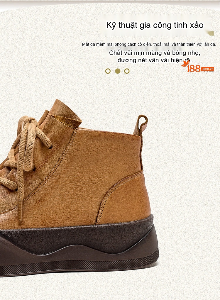 Giày Chelsea Boot Nam Da Bò Khóa Kéo Bên Hông Chiều Cao Đế Khoảng 4cm Màu Đen, Nâu chi tiết 3