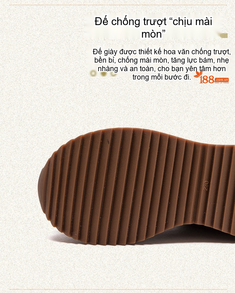 Giày Thể Thao Nữ Lưới Thoáng Khí Đế Bánh Mì Chiều Cao Đế Khoảng 4cm Màu Nâu, Xanh Lá, Vàng chi tiết 6