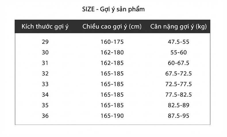 Quần Tây Nam Ống Đứng Dáng Ôm Thời Trang Công Sở Màu Đen, Xám chi tiết 10