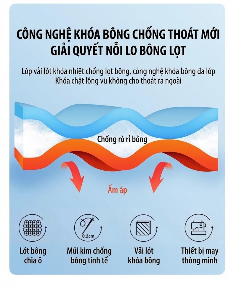 Áo Khoác Phao Nam Lông Vũ Dáng Ngắn Cổ Đứng Phong Cách Công Sở Màu Đen, Xám, Xanh Navy chi tiết 6