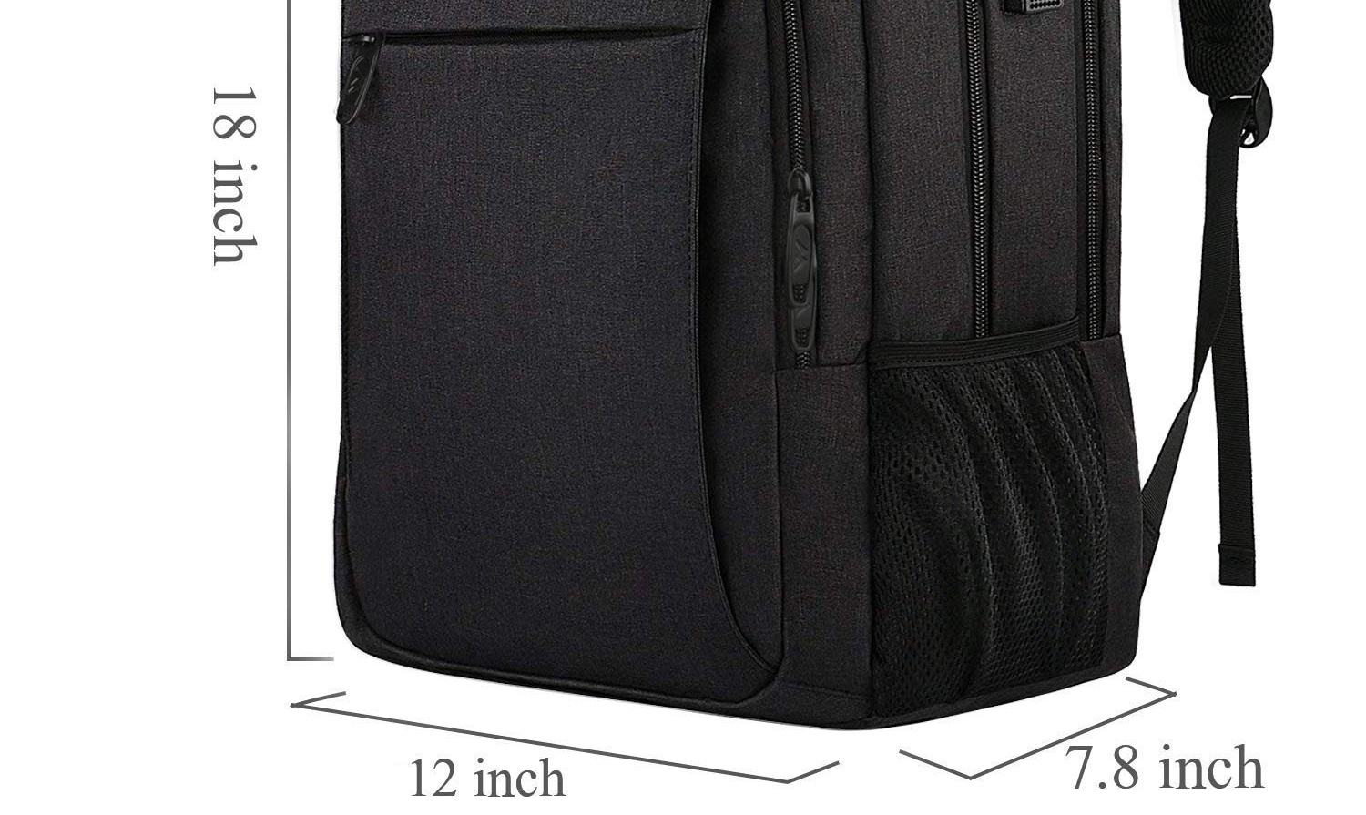 Balo Đôi Nam Cao Cấp Dung Tích Lớn Phong Cách Doanh Nhân Đựng Laptop Màu Xám, Đỏ chi tiết 12
