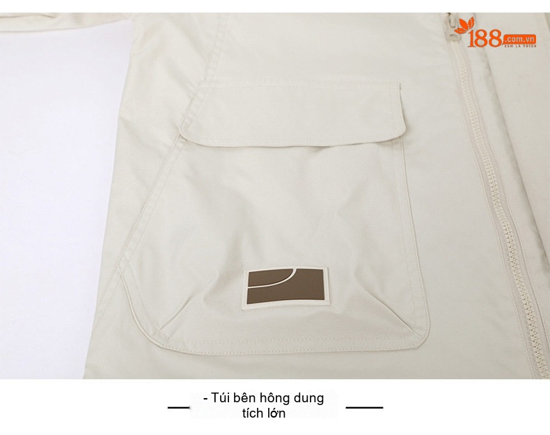 Áo Khoác Bomber Nam Cổ Trụ Phong Cách Công Sở Màu Be, Đen, Xanh chi tiết 21