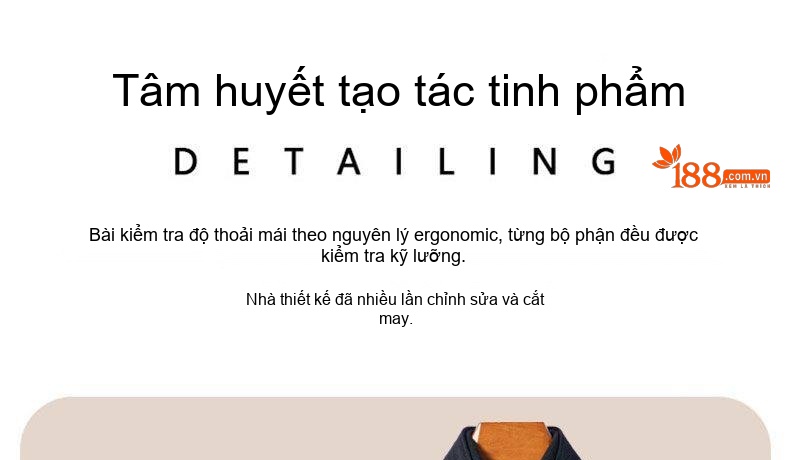 Áo Khoác Dạ Nam 100% Lông Cừu Cổ Trụ Dáng Ngắn Màu Xám Đậm, Xám Nhạt chi tiết 2