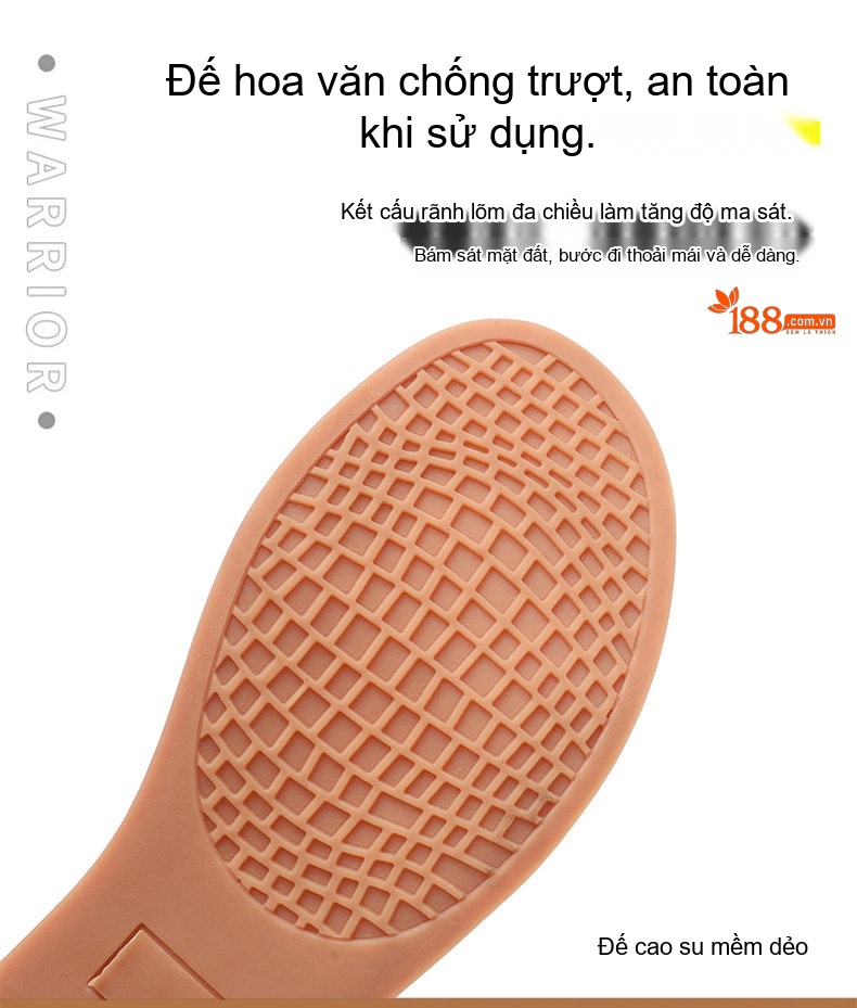 Dép Sandal Nữ Quai Chéo Đế Xuồng Da Mềm Chống Trượt Đế Cao 4cm - 5cm Màu Đen, Trắng chi tiết 6