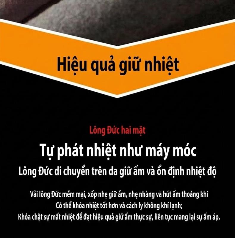 Áo Giữ Nhiệt Nam Cổ Lửng Tay Dài Chất Liệu Nhung Đức Giữ Ấm Màu Đen, Xám, Nâu chi tiết 7
